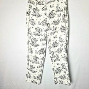 Real Clothes Romantic Art Print Cropped Pants